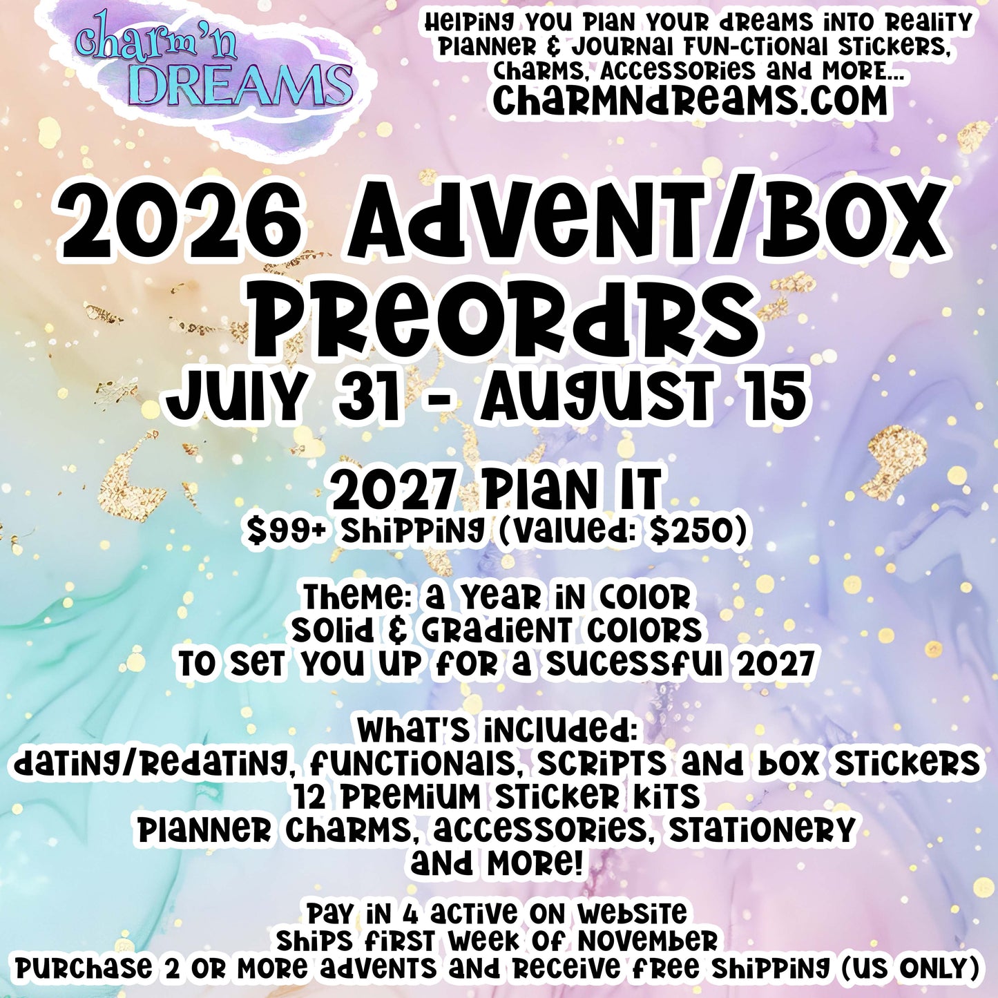 2026 Advent box -the BEAR accessories -Sorry No Discounts Can be Applied