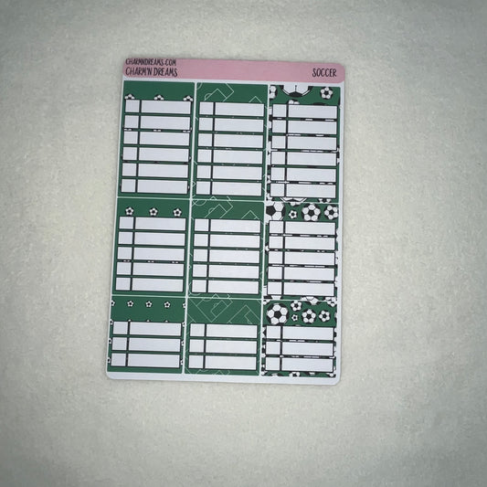 Soccer Planner Sticker Kit