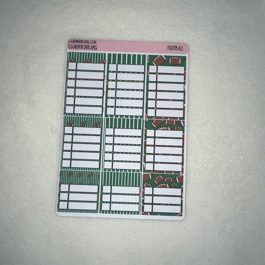 Football Planner Sticker Kit