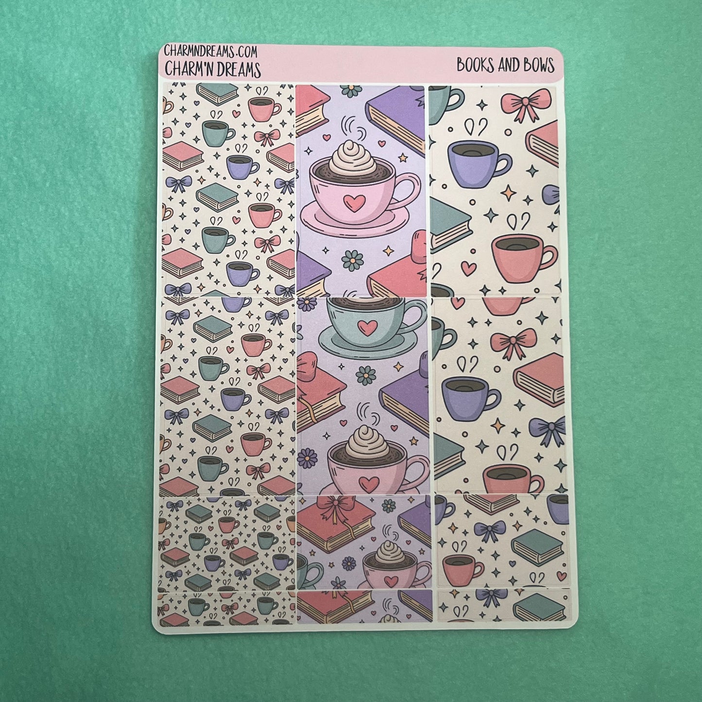 Books and Bows Planner Sticker Kit