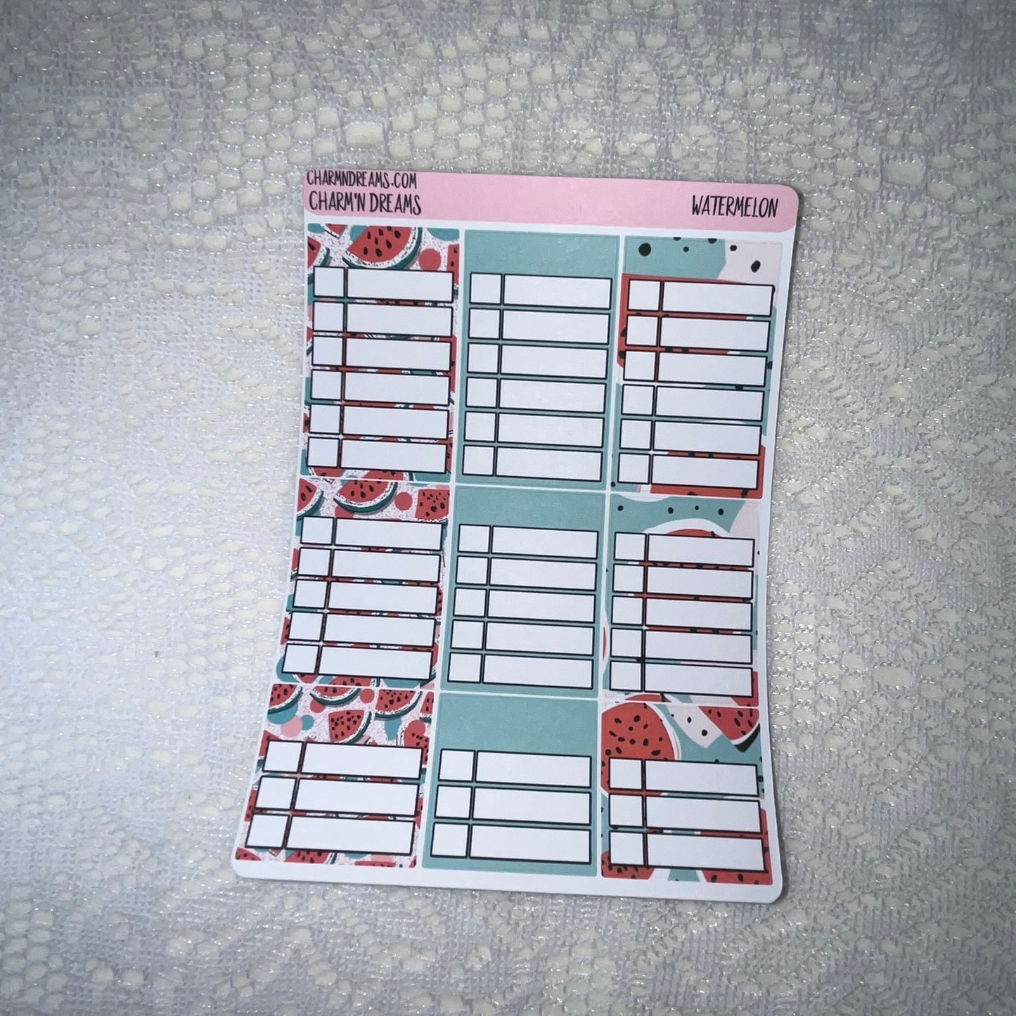 Watermelon Planner Sticker Kit