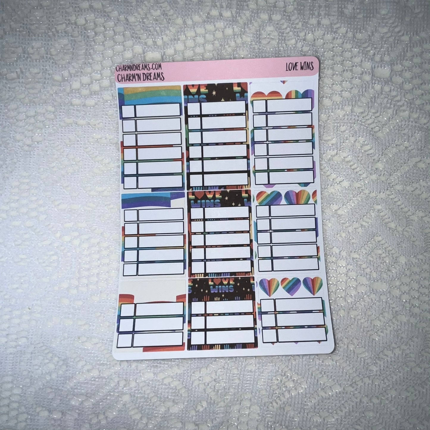 Love Wins Planner Sticker Kit