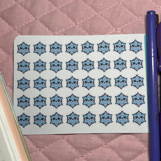 Weather Snow Icon Planner Stickers