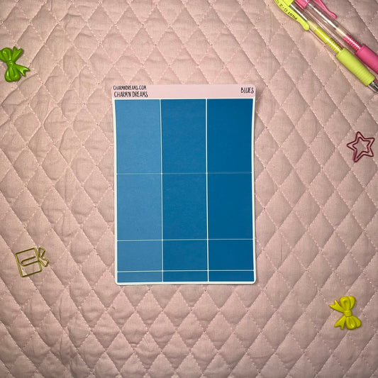 Blue Planner Sticker Kit