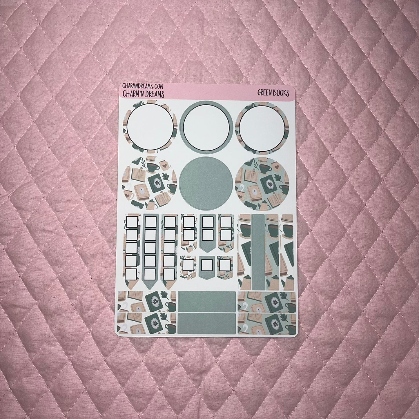 Green Books Planner Sticker Kit