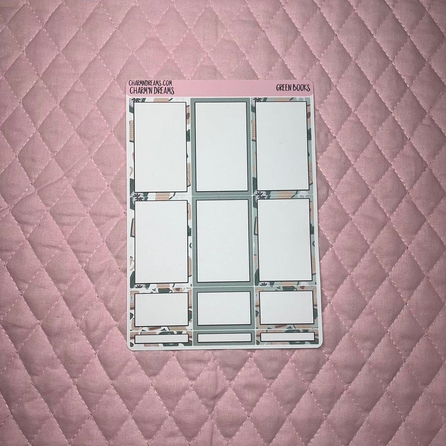 Green Books Planner Sticker Kit
