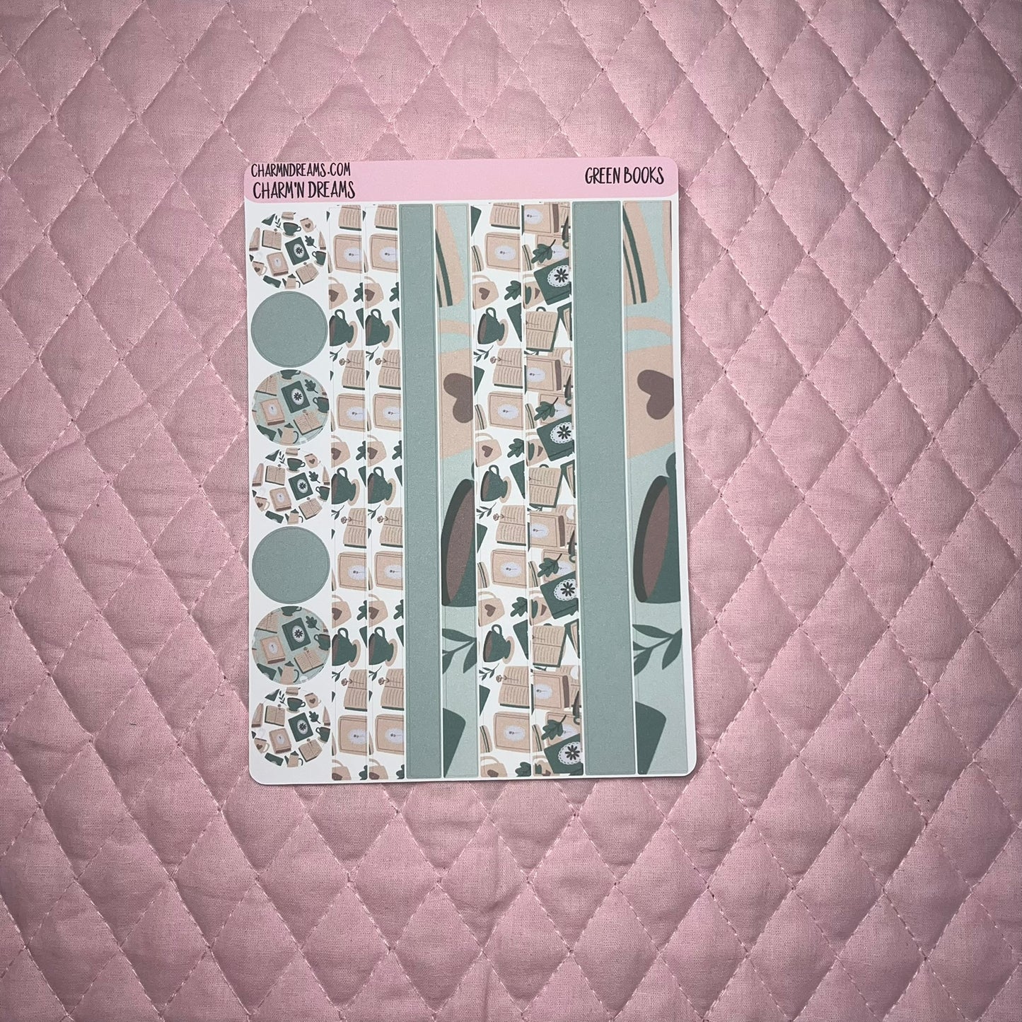 Green Books Planner Sticker Kit