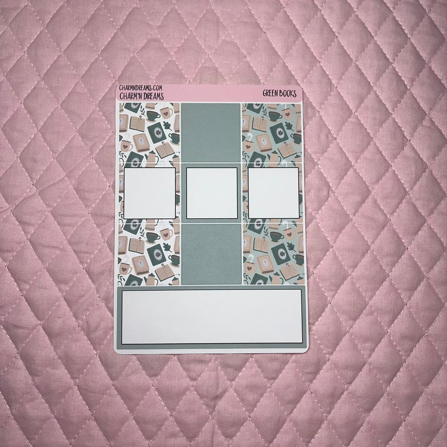 Green Books Planner Sticker Kit