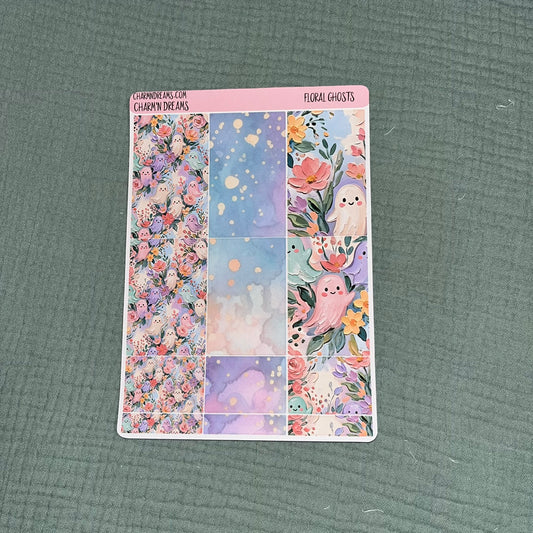 Floral Ghosts Planner Sticker Kit