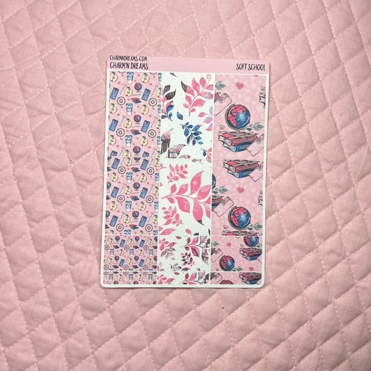 Soft School Planner Sticker Kit