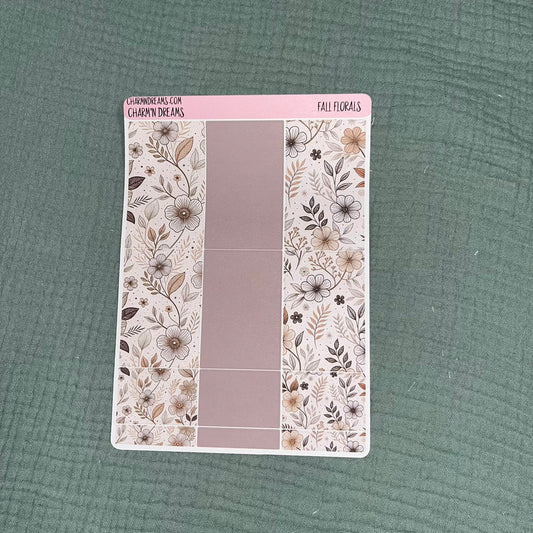 Fall Florals Planner Sticker Kit