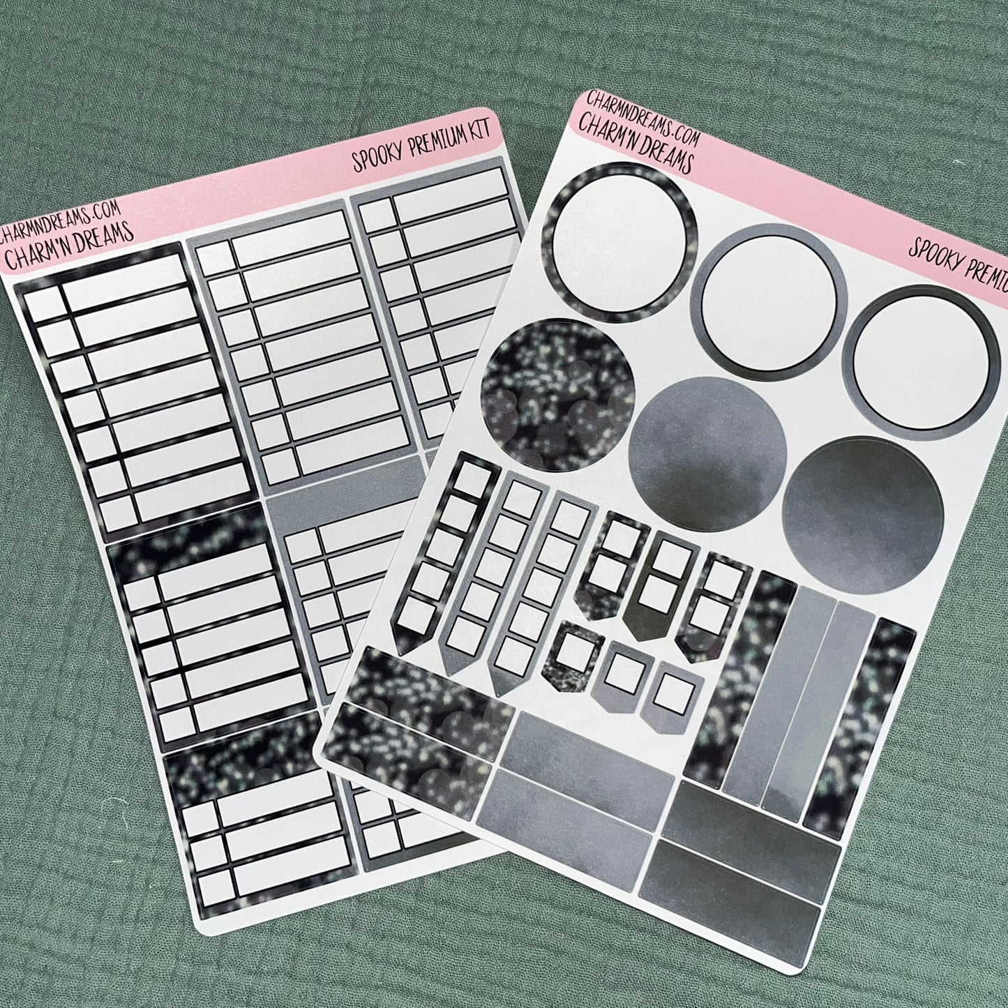 UPDATED Spooky Characters Premium Planner Sticker Kit