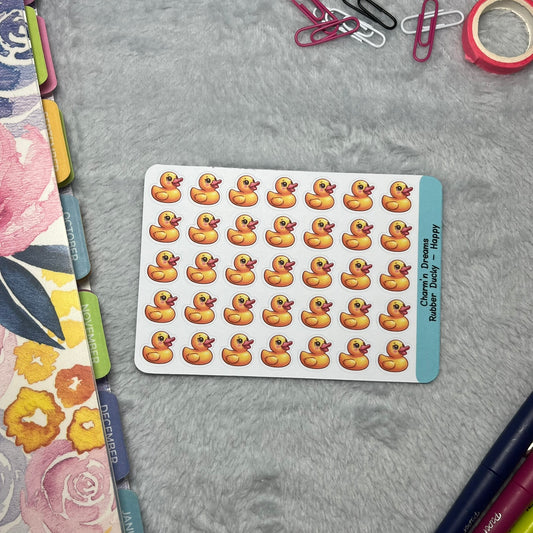 Rubber Ducky Icon Planner Stickers