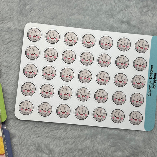 Sports Volleyball Icon Planner Stickers