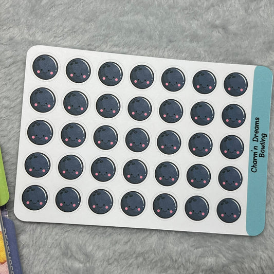 Sports Bowling Icon Planner Stickers