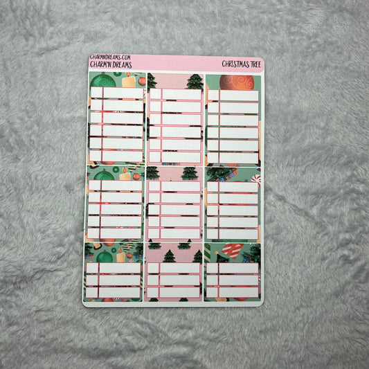 Christmas Tree Planner Sticker Kit