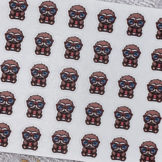Sloth Hydrate Icon Planner Stickers