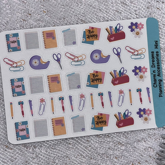 Mini Planner Accessories Icon Planner Stickers