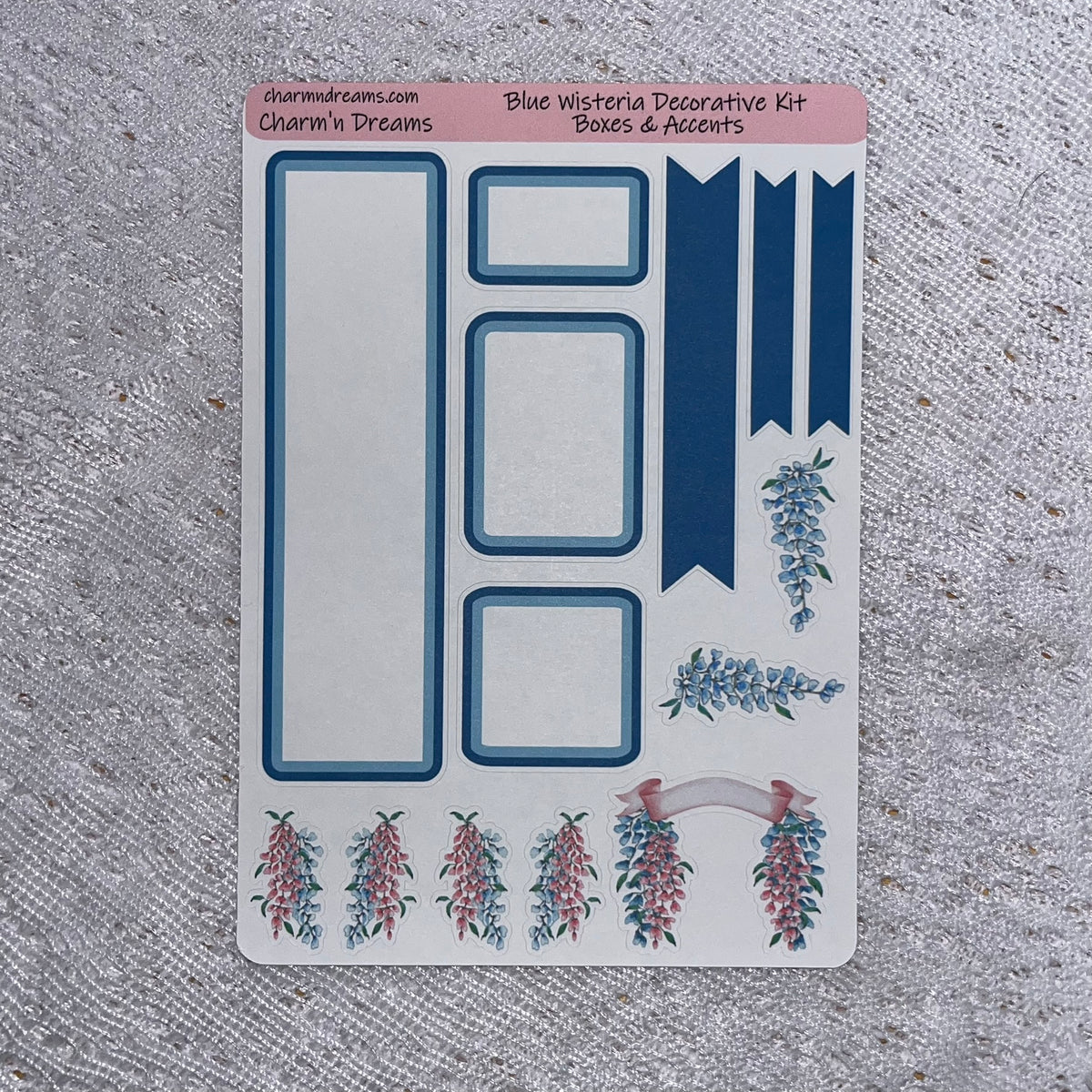 Blue Wisteria Decorative Kit