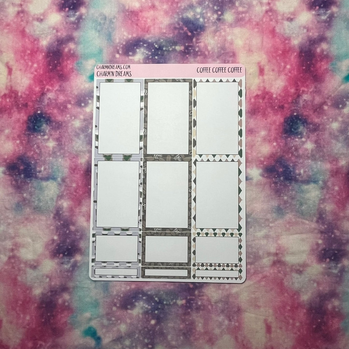 Coffee Coffee Coffee Planner Sticker Kit