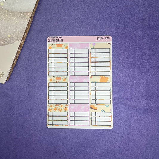 Spring Garden Planner Sticker Kit