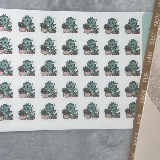 Dragon Veggie/ Grocery Shop Icon Planner Stickers