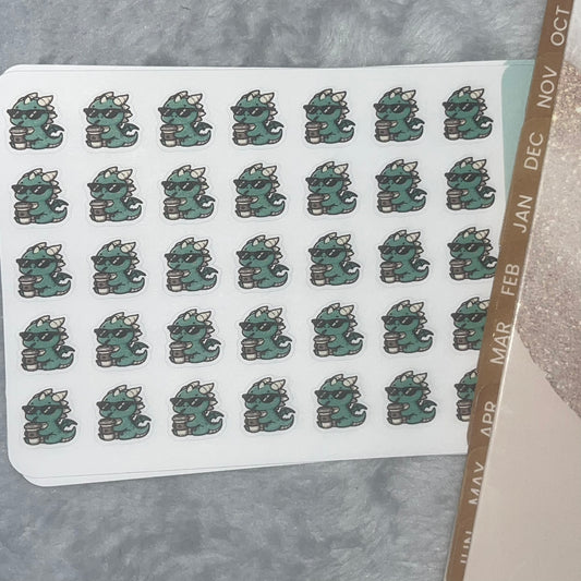 Dragon Coffee Icon Planner Stickers