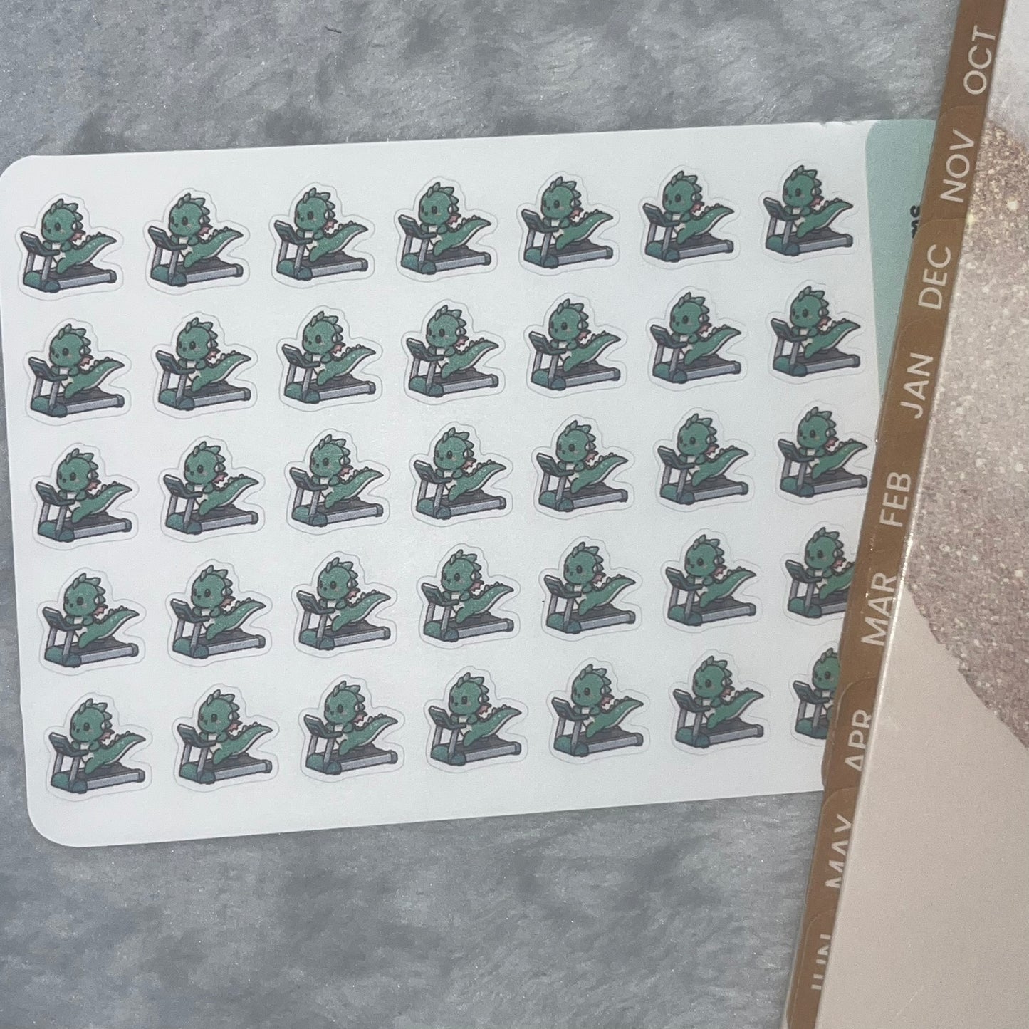 Dragon Treadmil/ Cardio Icon Planner Stickers