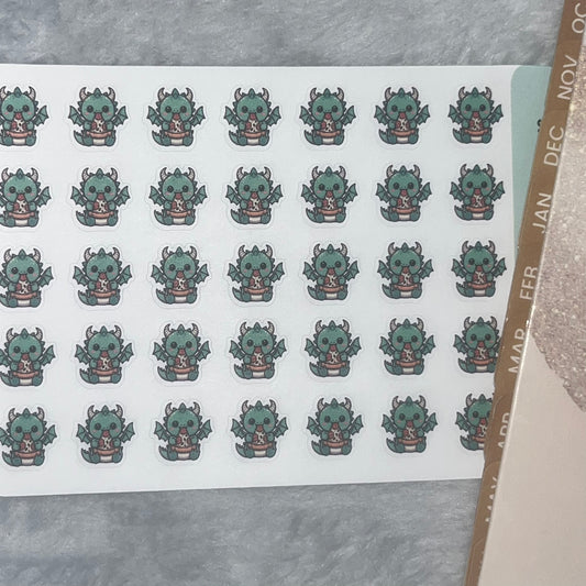 Dragon Pizza Icon Planner Stickers