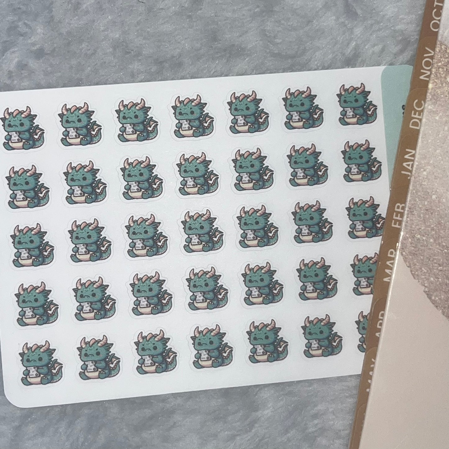 Dragon Bills / Bill Pay Icon Planner Stickers