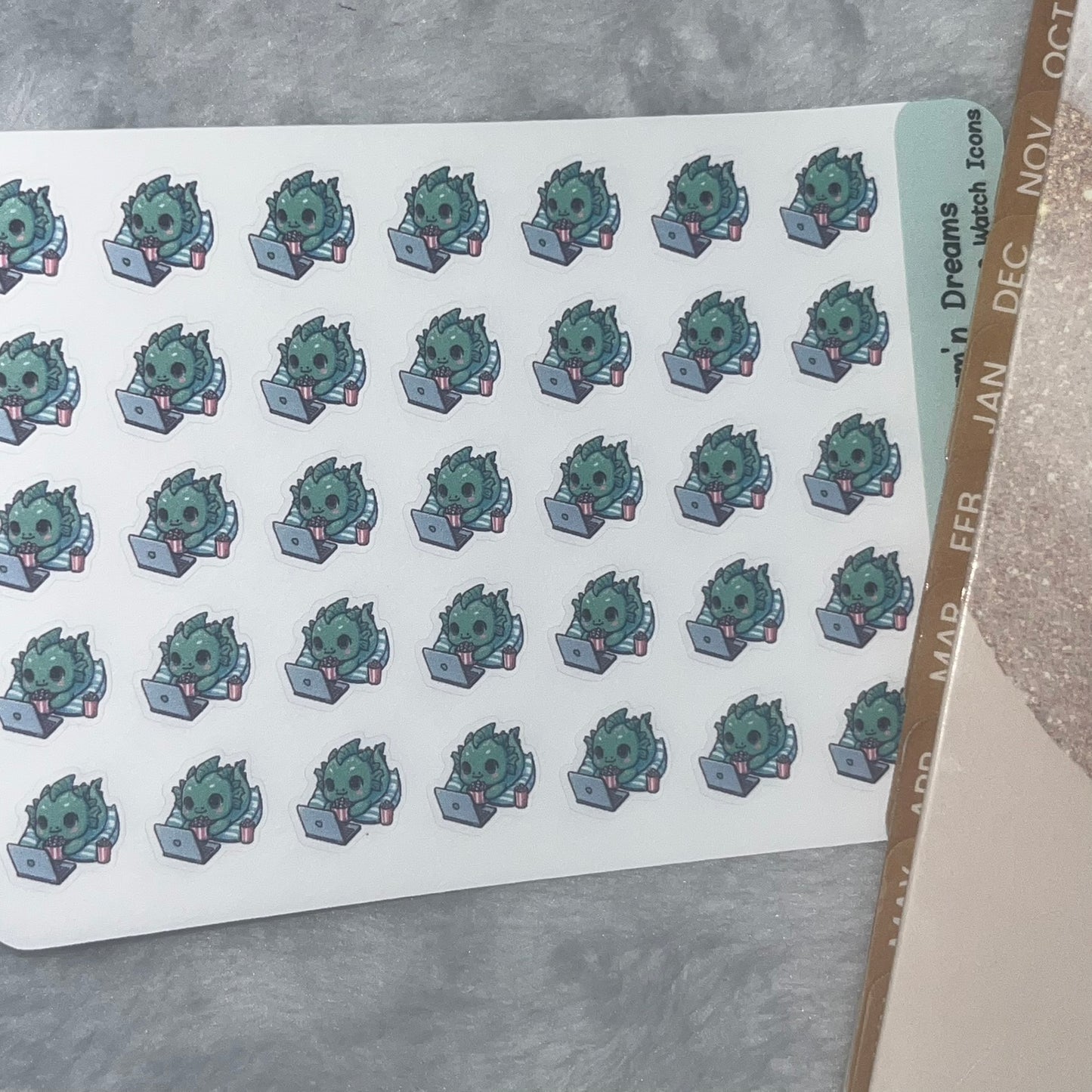 Dragon Netflix / Binge Watch Icon Planner Stickers