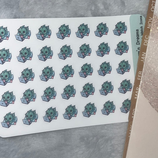 Dragon Netflix / Binge Watch Icon Planner Stickers