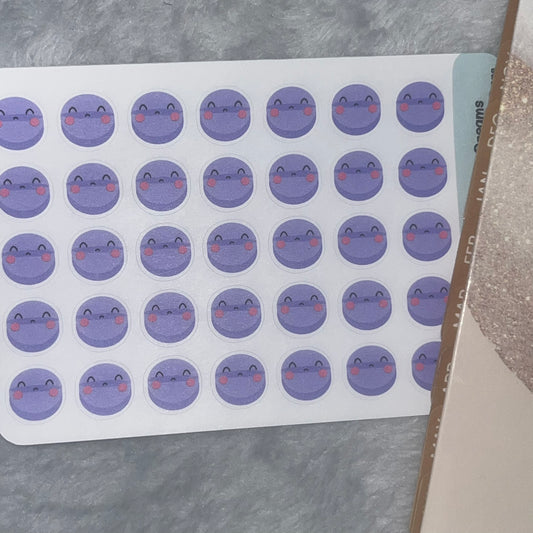 Medical 2- Purple Tablet Planner Stickers
