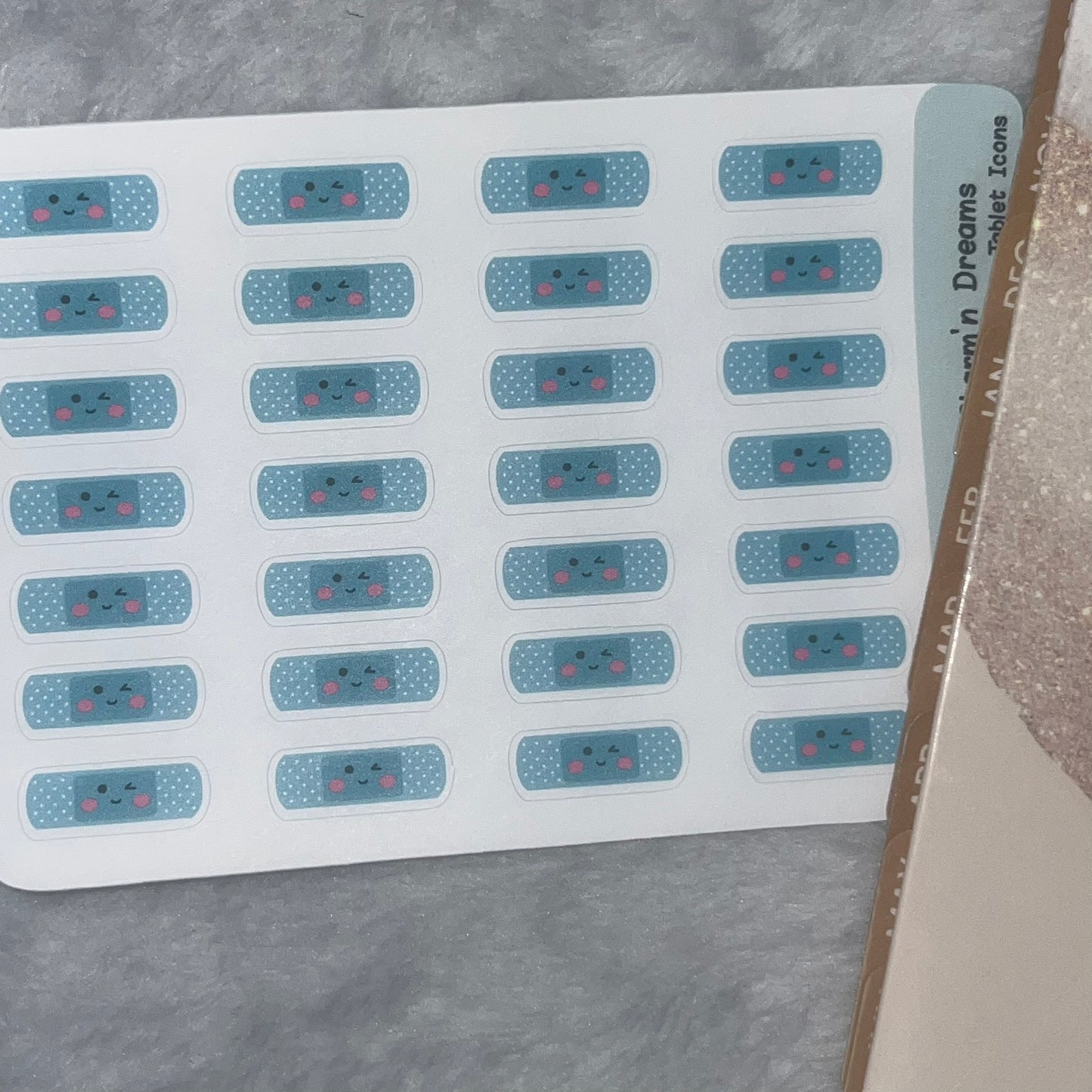 Medical 2- Blue Band- Aid Planner Stickers