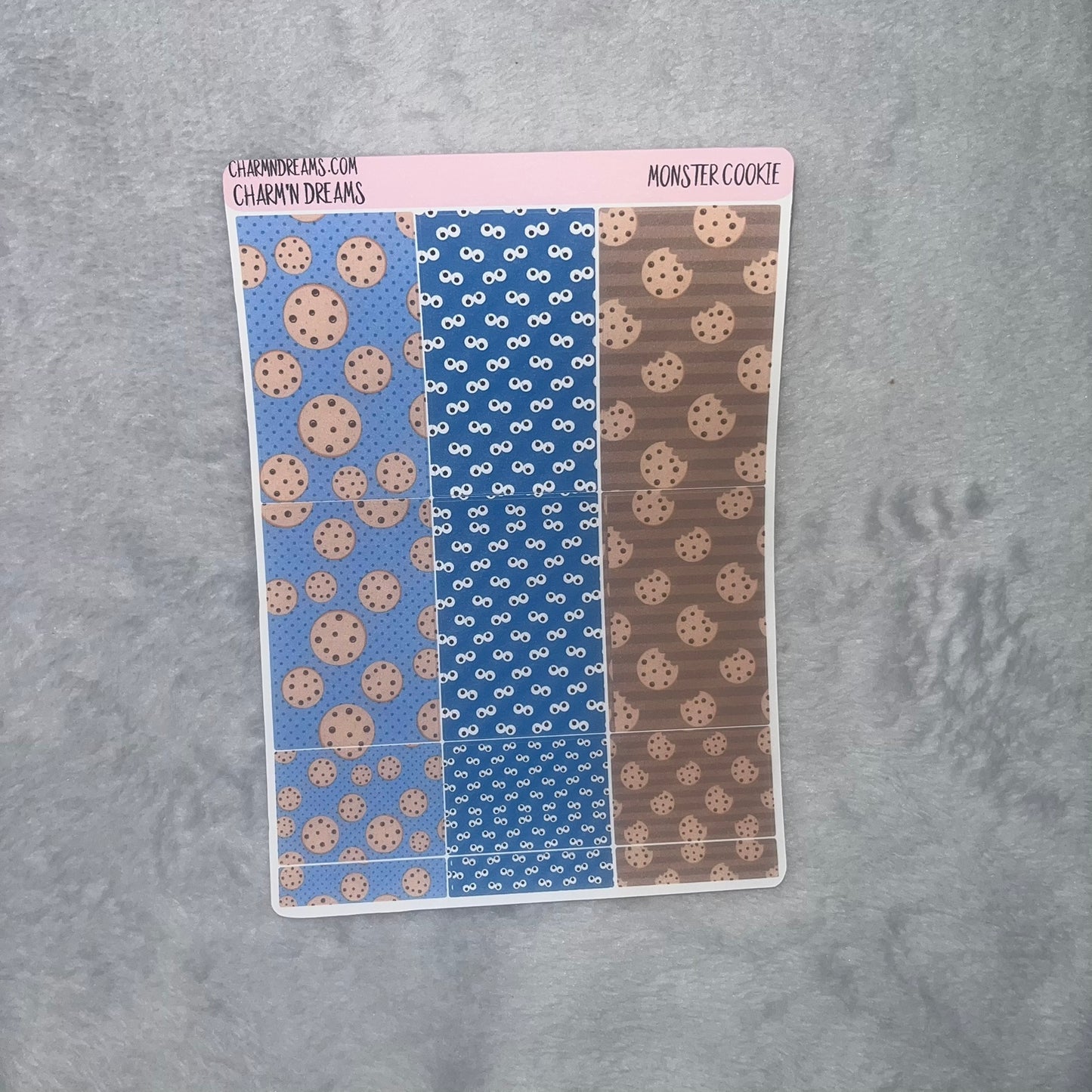 Monster Cookie Planner Sticker Kit