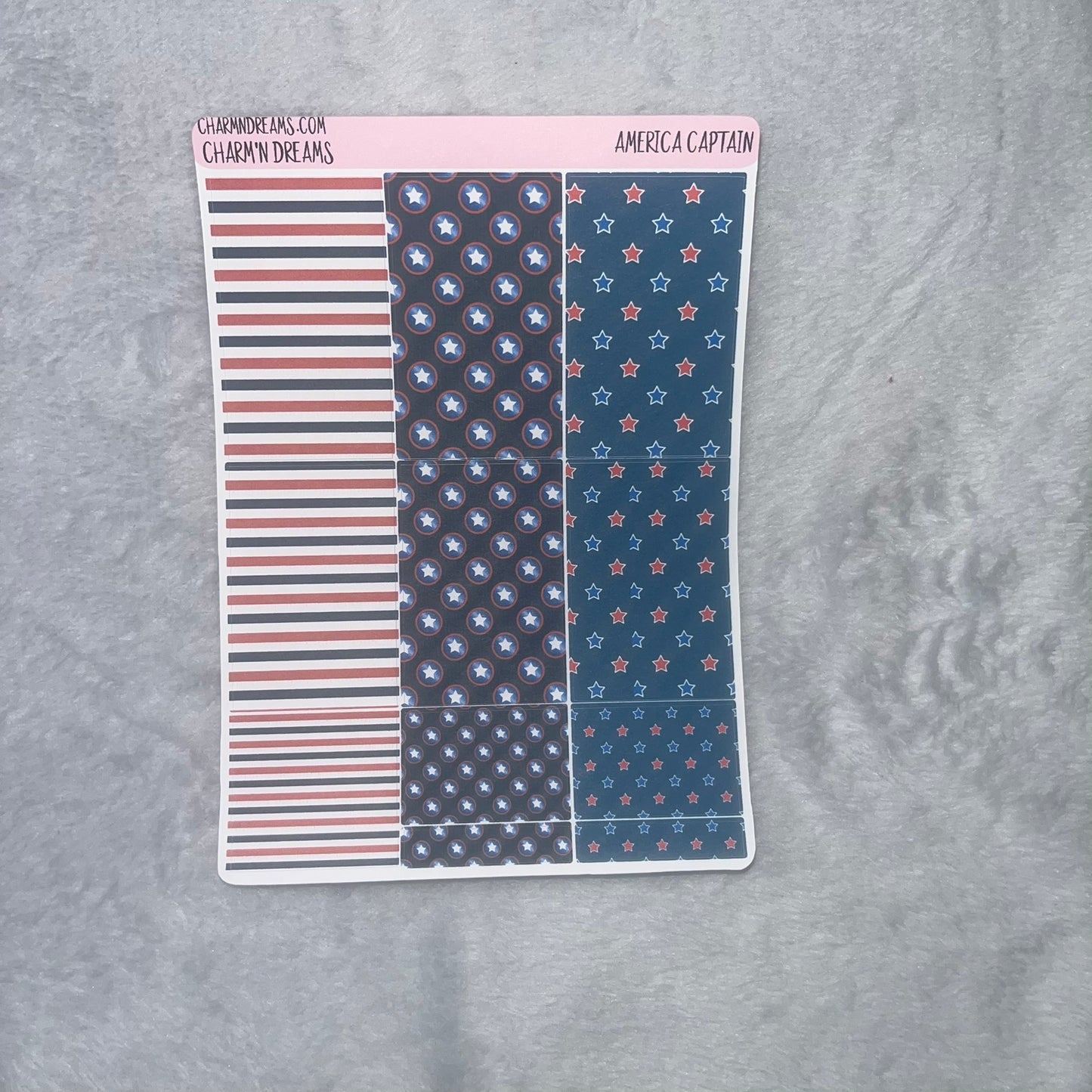 American Captain Planner Sticker Kit