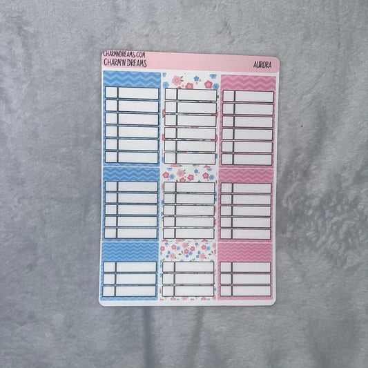 Aurora Planner Sticker Kit