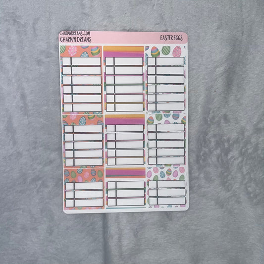 Easter Eggs Planner Sticker Kit