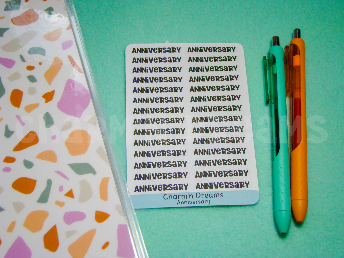Anniversary Functional Planner Stickers