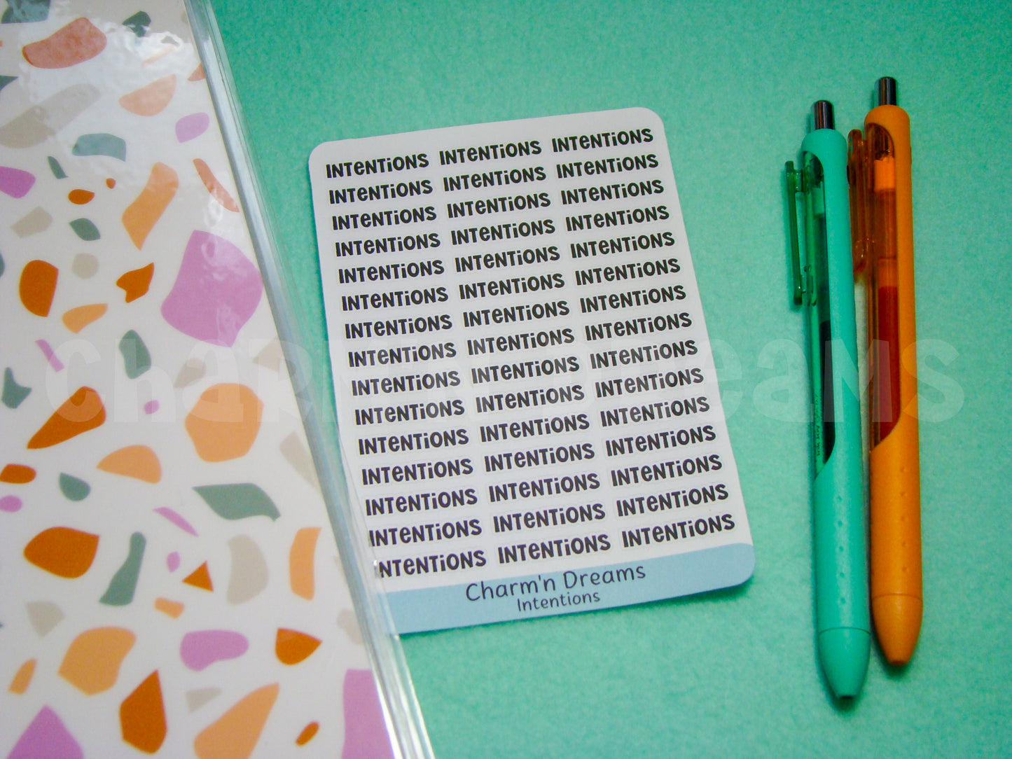 Intentions Functional Planner Stickers