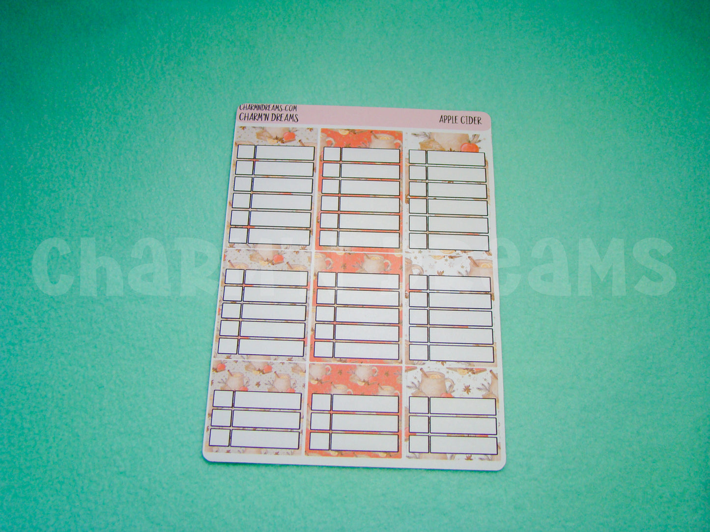 Apple Cider Planner Sticker Kit