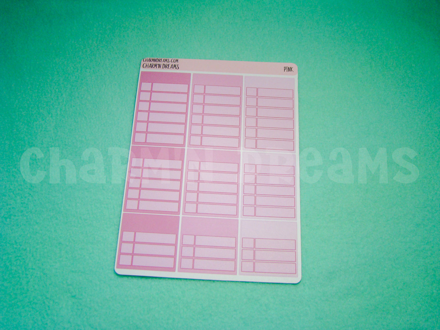 Pink Planner Sticker Kit