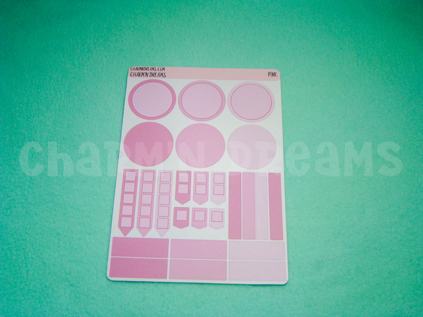 Pink Planner Sticker Kit