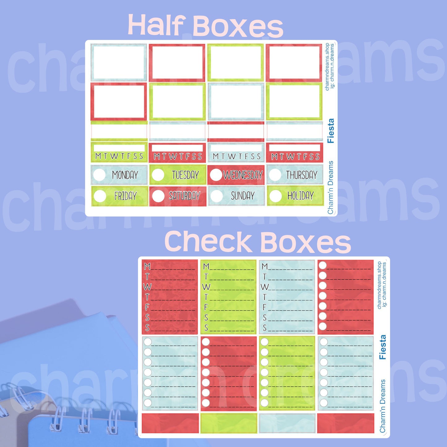 Fiesta Premium Planner Sticker Kit
