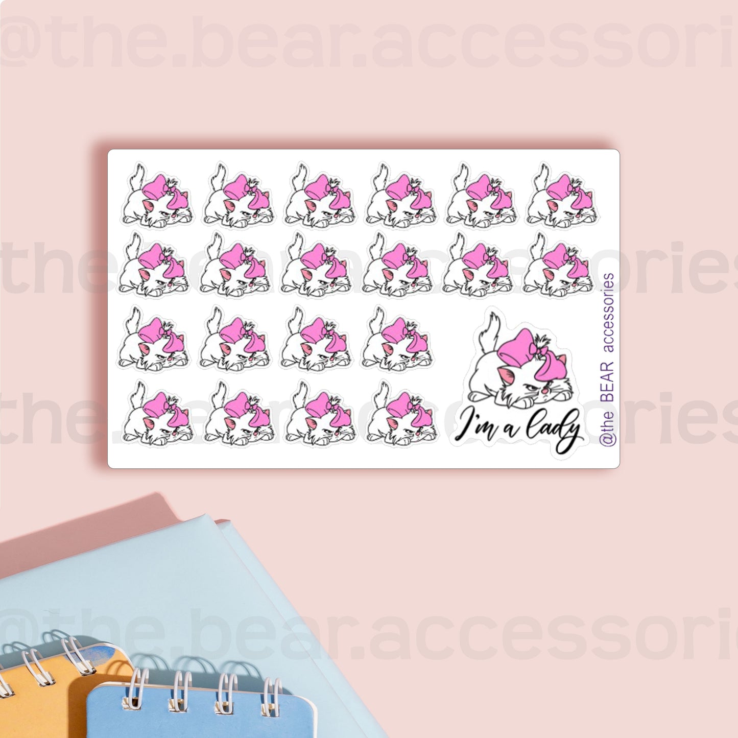 Marie Planner Stickers- I'm a lady planner stickers- Period tracker planner stickers- planner stickers- - theBEARaccessories