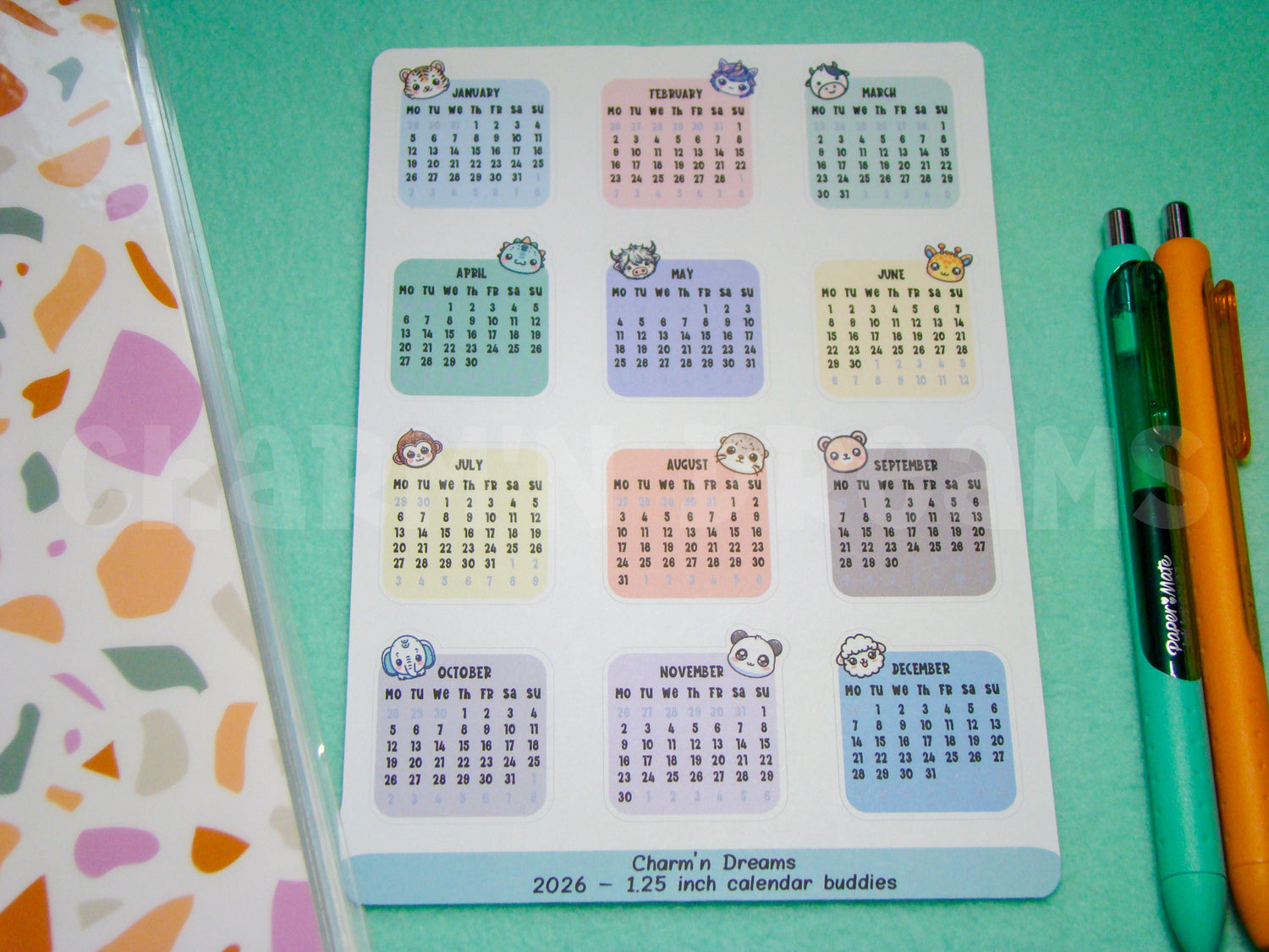 Planner Set Up and Redating