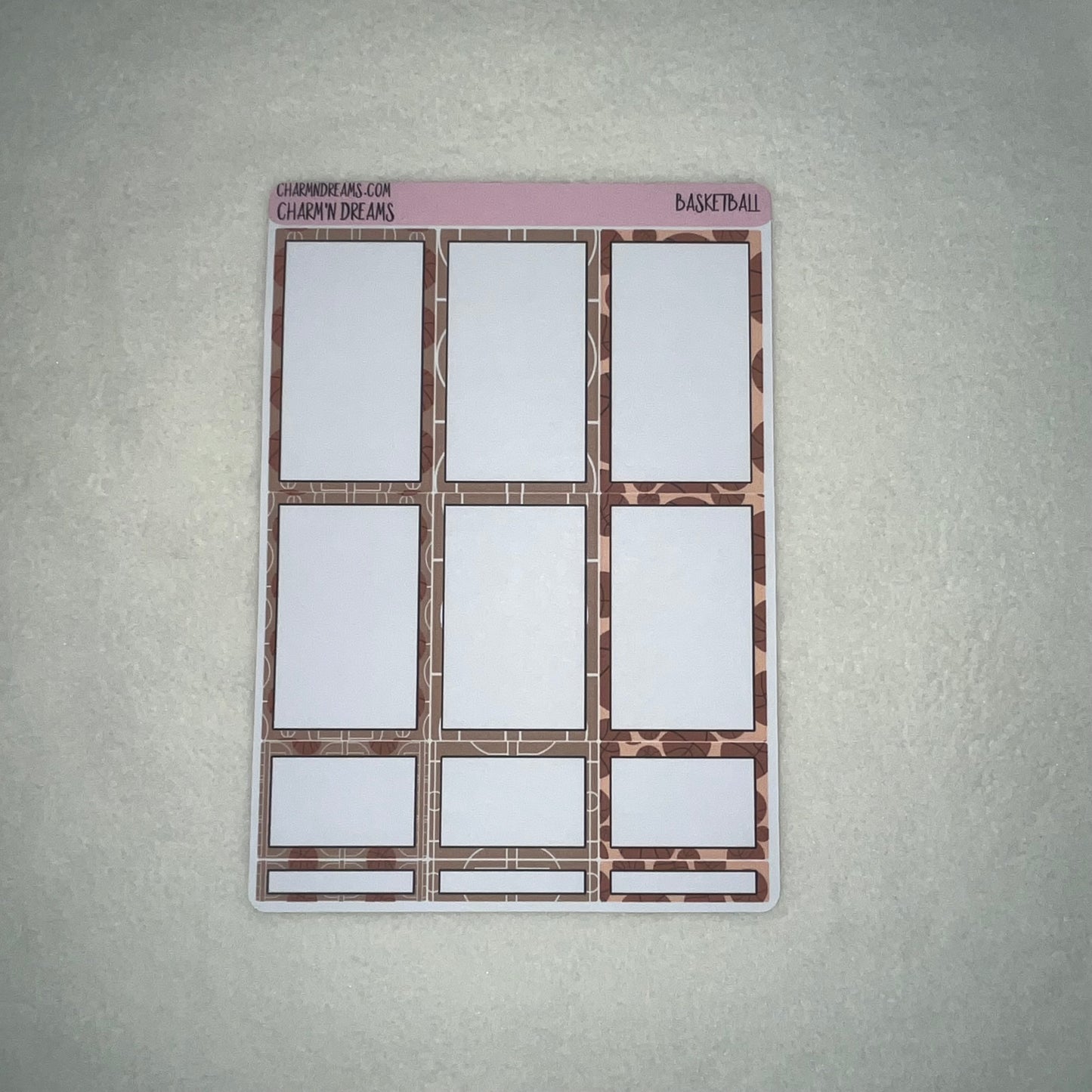 Basketball Planner Sticker Kit