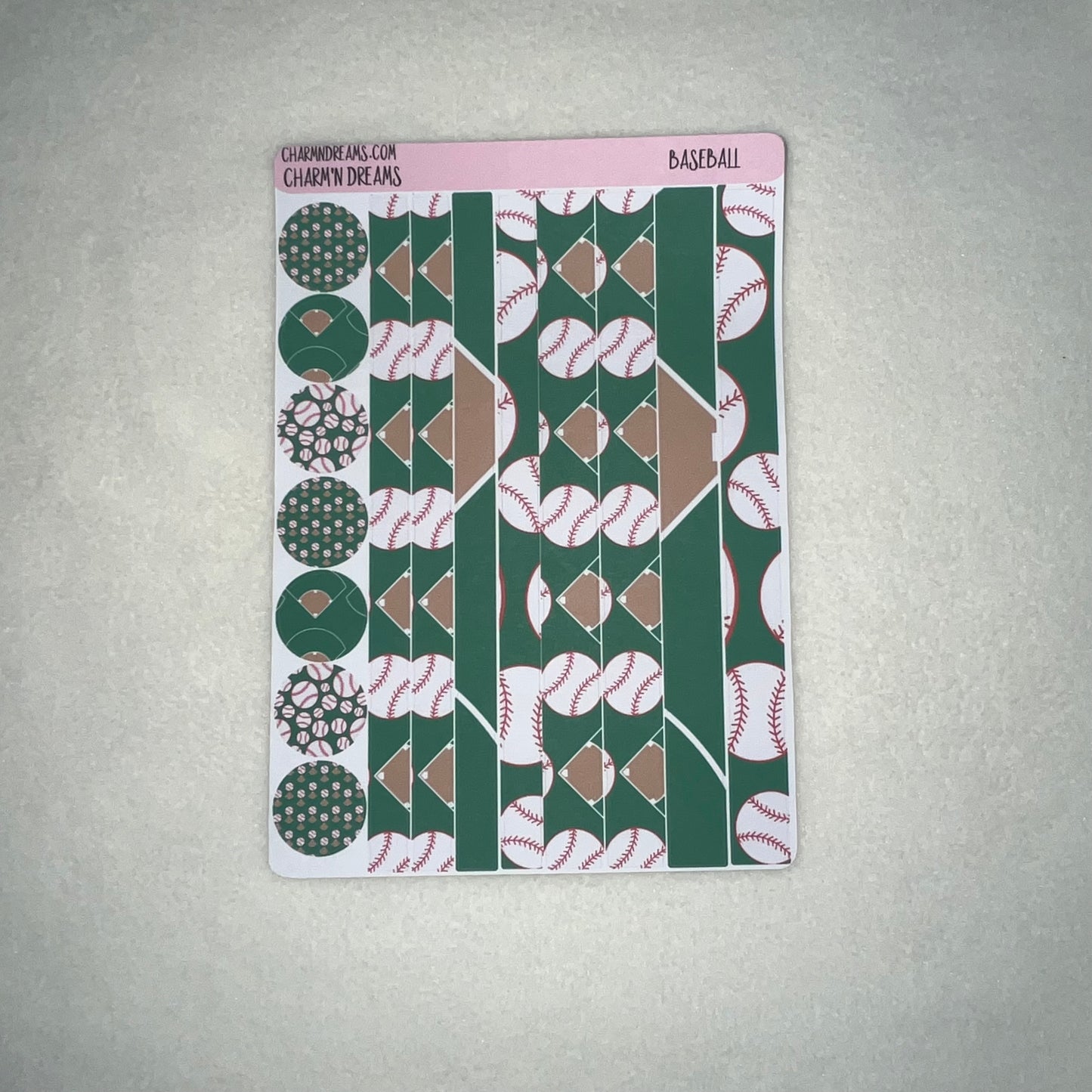 Baseball Planner Sticker Kit