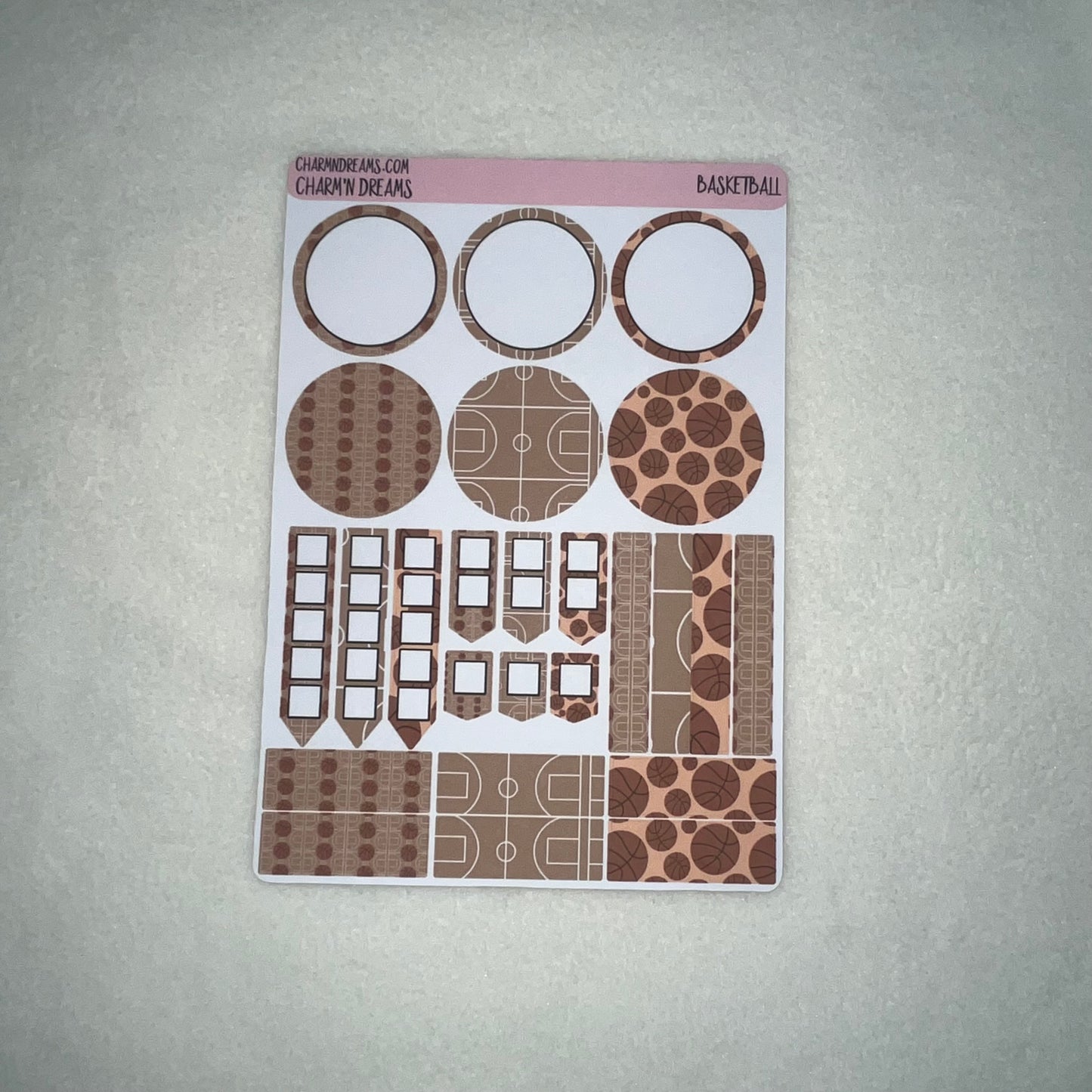 Basketball Planner Sticker Kit