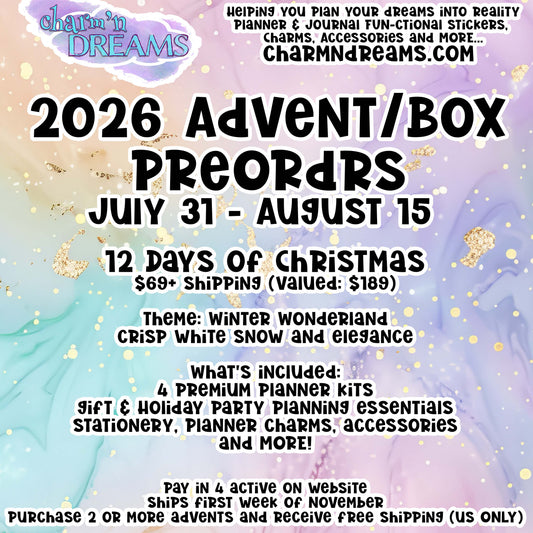 2026 -Twelve Days of Christmas Winter Wonderland Box -Sorry No Discounts Can be Applied - Advent Box